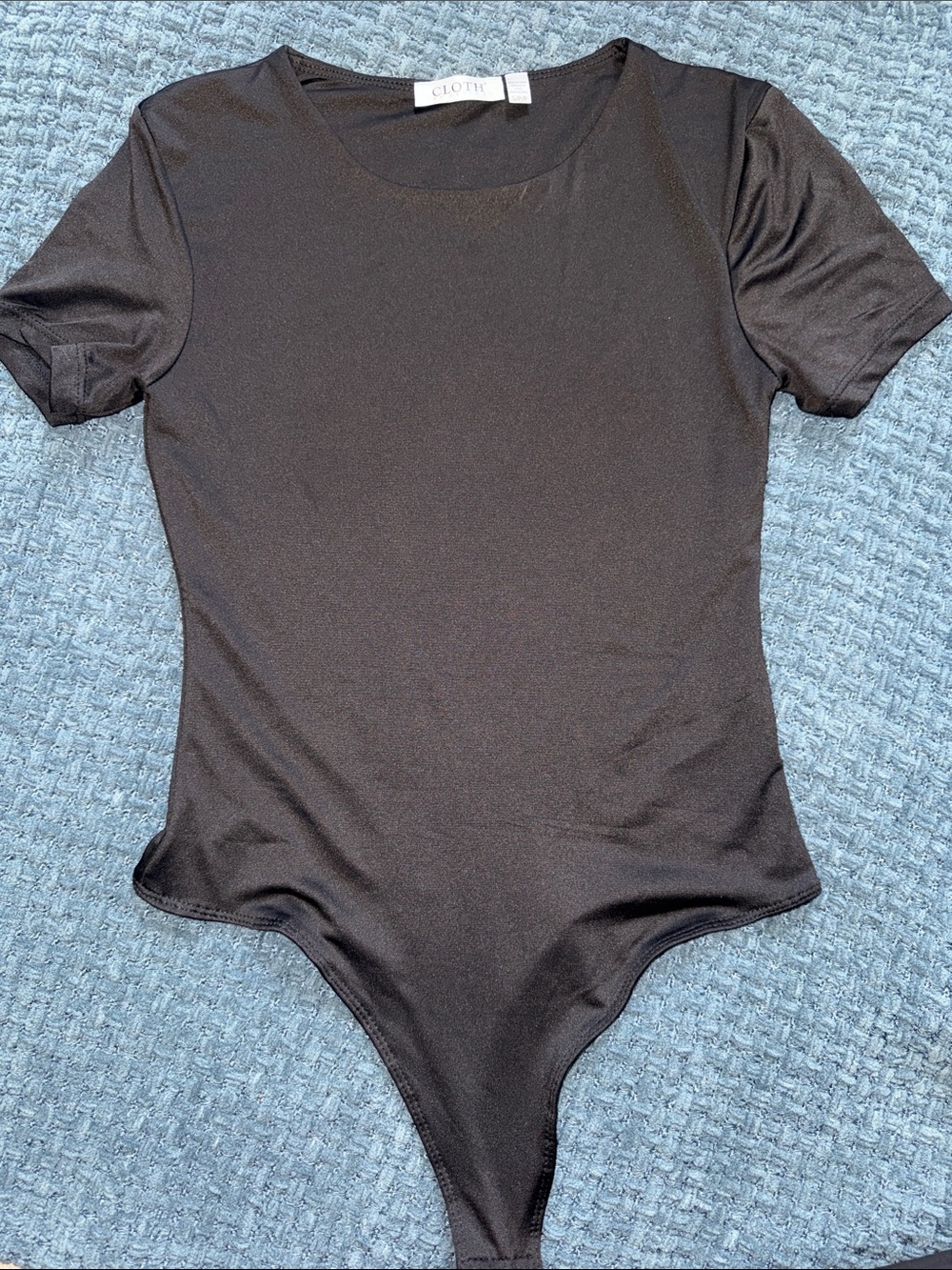 Black Kids Short Sleeve One-Piece Bodysuit